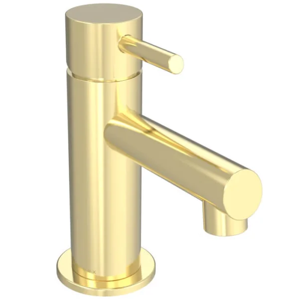 Saneux Cos Mini Basin Mixer - Brushed Brass