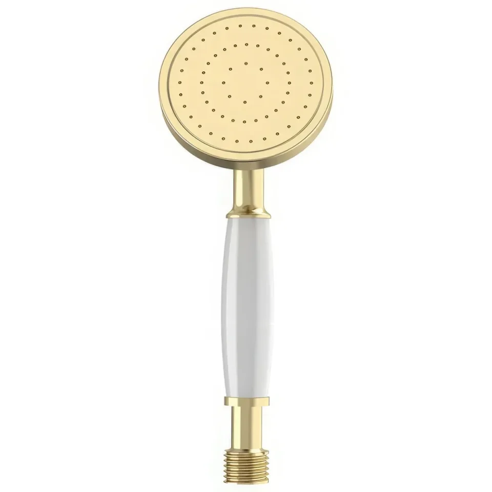 Roper Rhodes Traditional Shower Handset 80mm - Brass product image - Image 1