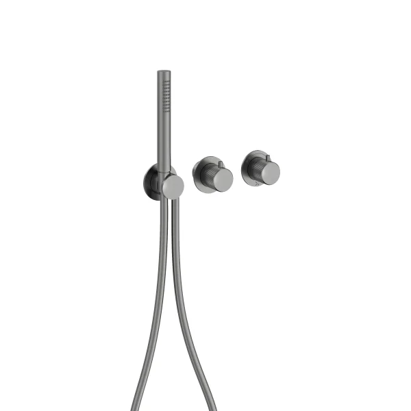 Crosswater Module 3one6 2 Control Trimset With Handshower Stainless Slate