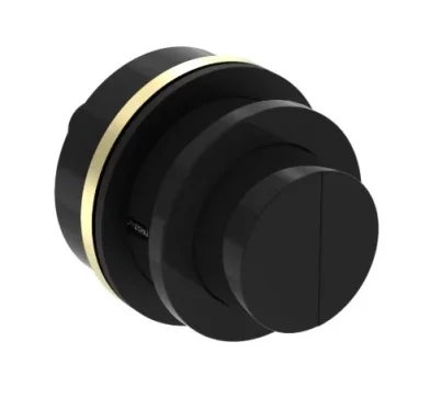 Saneux Flushe 2.0 Brass Flush Button (for Hc2030) - Satin Black Pvd product image - Image 1