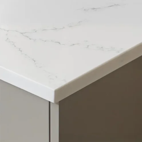 Roper Rhodes 600mm Type Solid Strata Worktop - Arctic White product image - Image 1