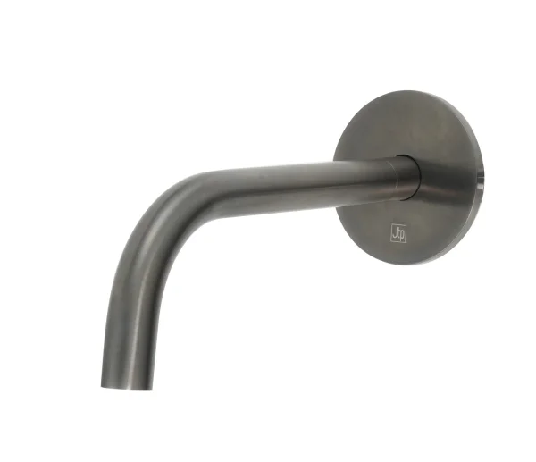 Just Taps Vos Slim Basin Spout 150mm Brushed Black
