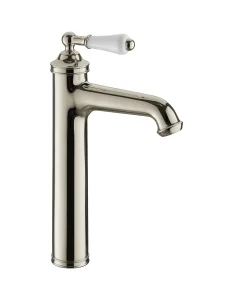 Just Taps Grosvenor Tall Lever Basin Mixer Nickel