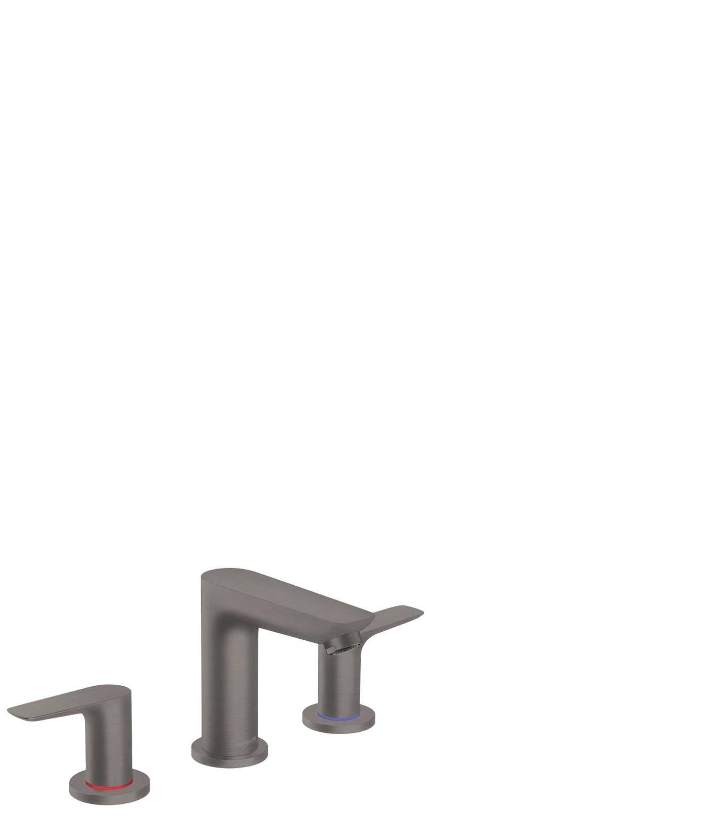 Hansgrohe Talis E 3-hole Basin Mixer With Pop-up Waste Brushed Black Chrome
