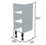 Roper Rhodes 300mm Standard Depth Shelf Storage Unit White
