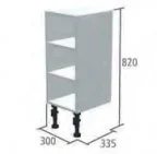 Roper Rhodes 300mm Standard Depth Shelf Storage Unit - White product image - Image 1