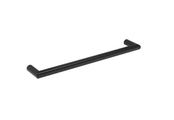Saneux Ember 600mm Round Electric Towel Rail - 12v - Matte Black - Size Tolerance Between 595 - 600mm