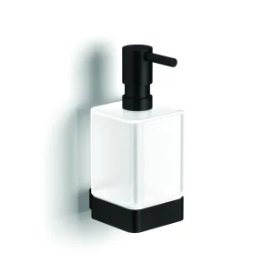 Hib Atto (black) Wall Mounted Soap Dispenser