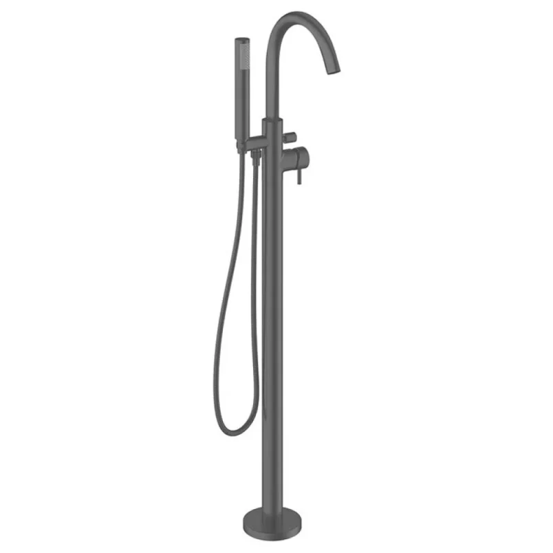 Crosswater MPRO Bath Shower Mixer Slate detail view - Image 3