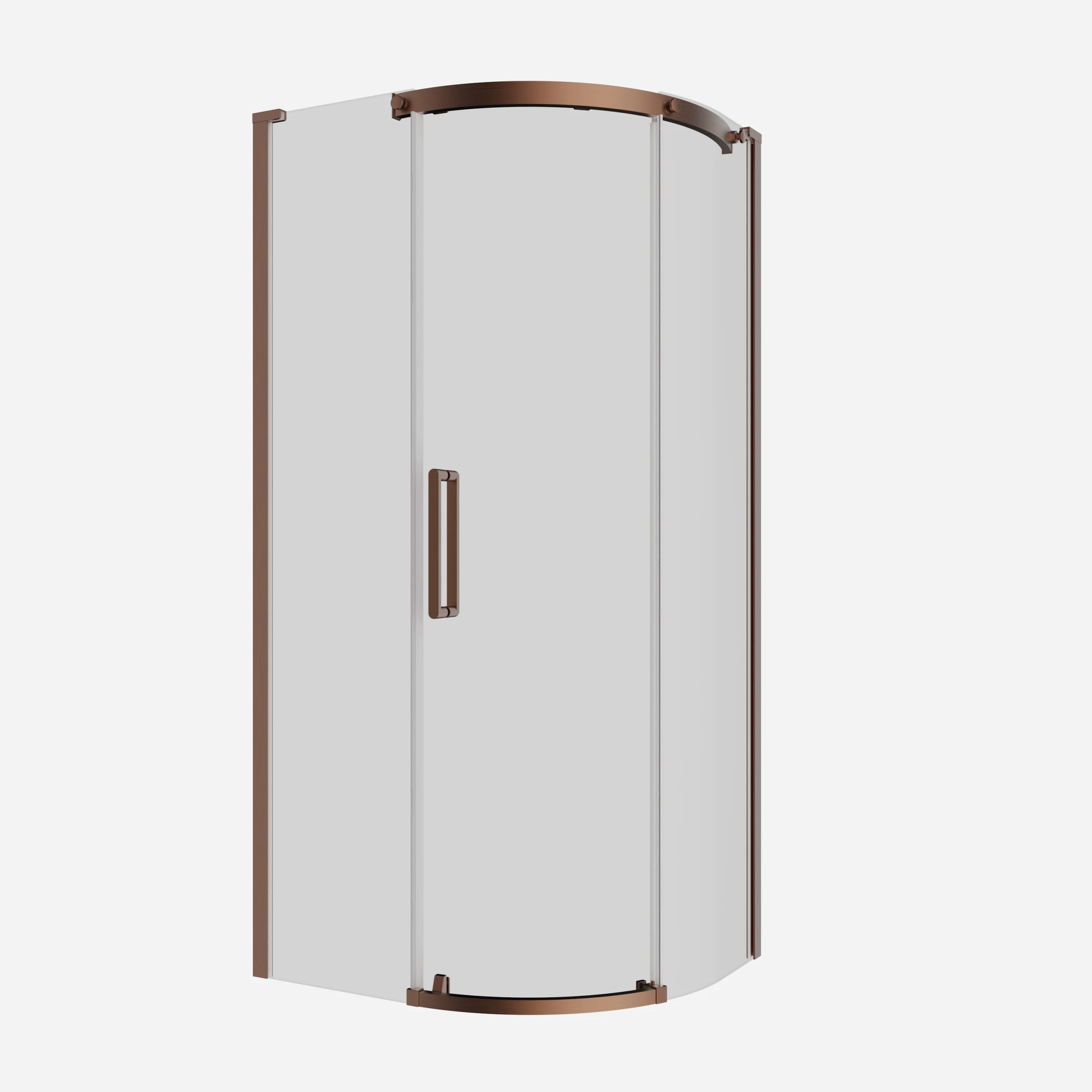 Crosswater Optix Offset Quadrant 1000x800 Right Hand Brushed Bronze