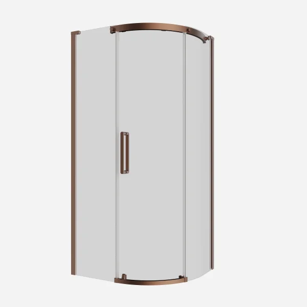 Crosswater Optix Offset Quadrant 1000x800 Right Hand Brushed Bronze