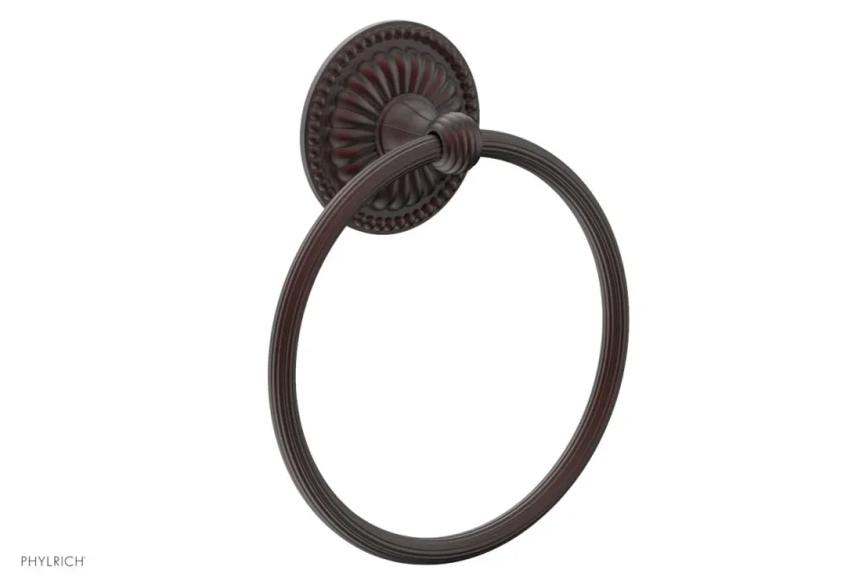Crosswater Mpro Towel Ring Brushed Bronze detail view - Image 2