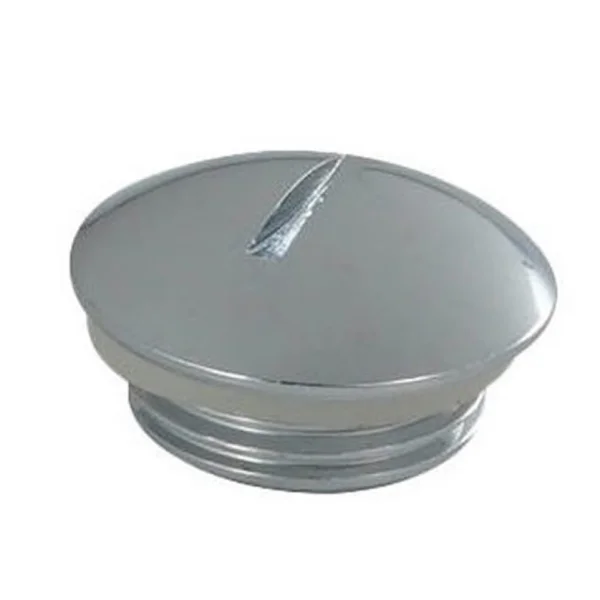 Just Taps Radiator Blanking Plug Grosvenor Chrome
