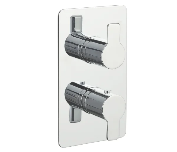 Just Taps Amore Thermostatic Shower Valve 2 Options Chrome