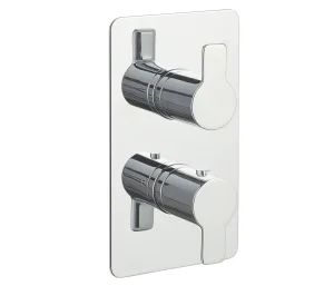 Just Taps Amore Thermostatic Shower Valve 2 Options Chrome