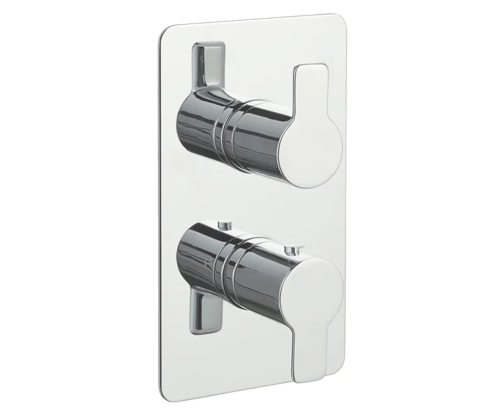 Just Taps Amore Thermostatic Shower Valve 2 Options Chrome product image - Image 1