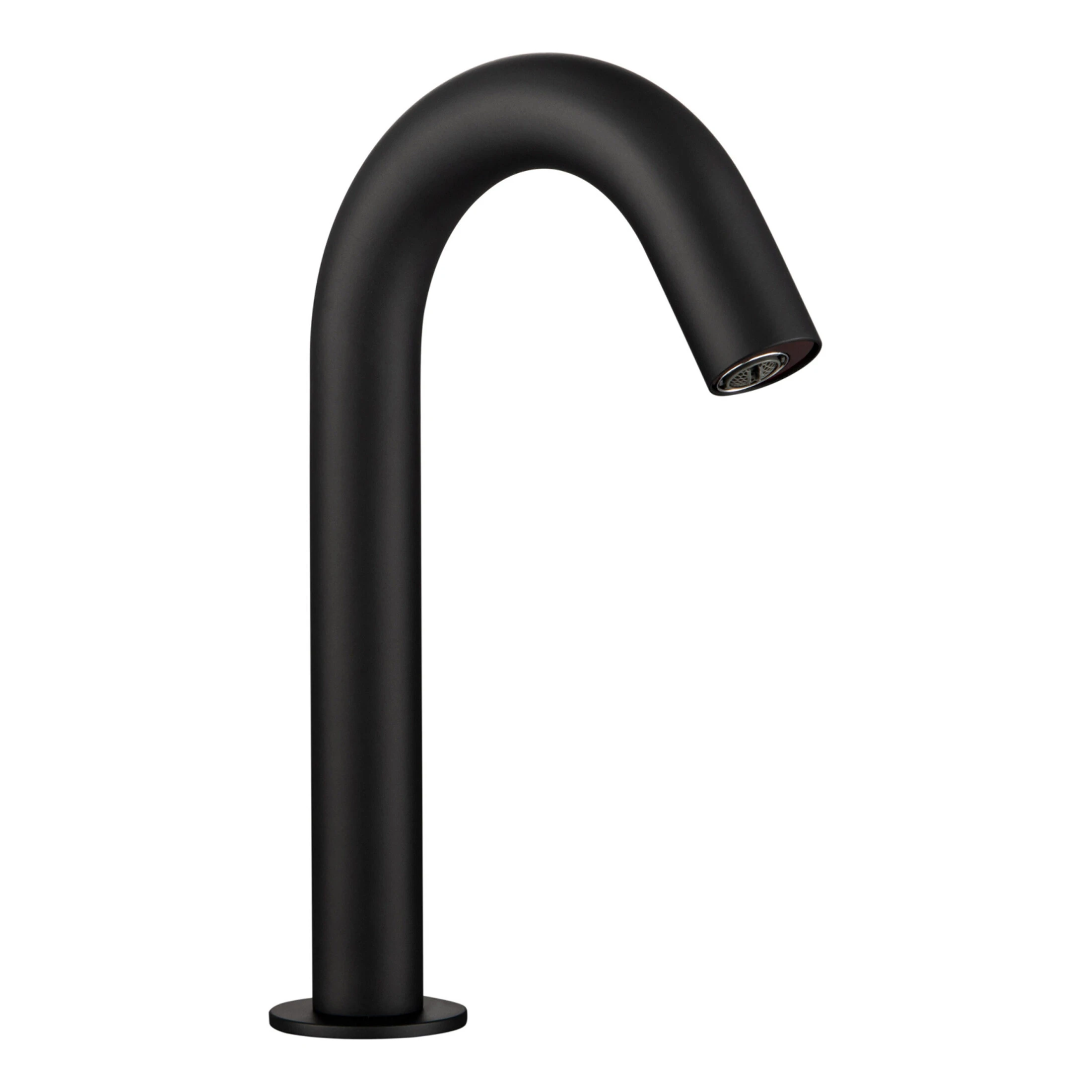 Just Taps React Sensor Deck Spout Mains And Battery Operated Matt Black