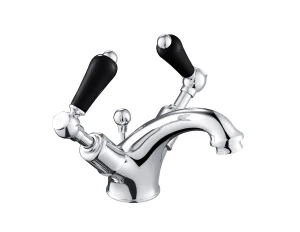 Just Taps Grosvenor Lever Basin Mixer With Puw Matt Black