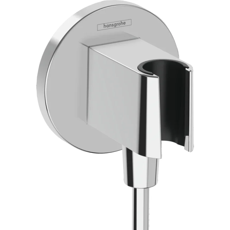 Hansgrohe Fixfit S Wall Outlet With Shower Holder Chrome product image - Image 1