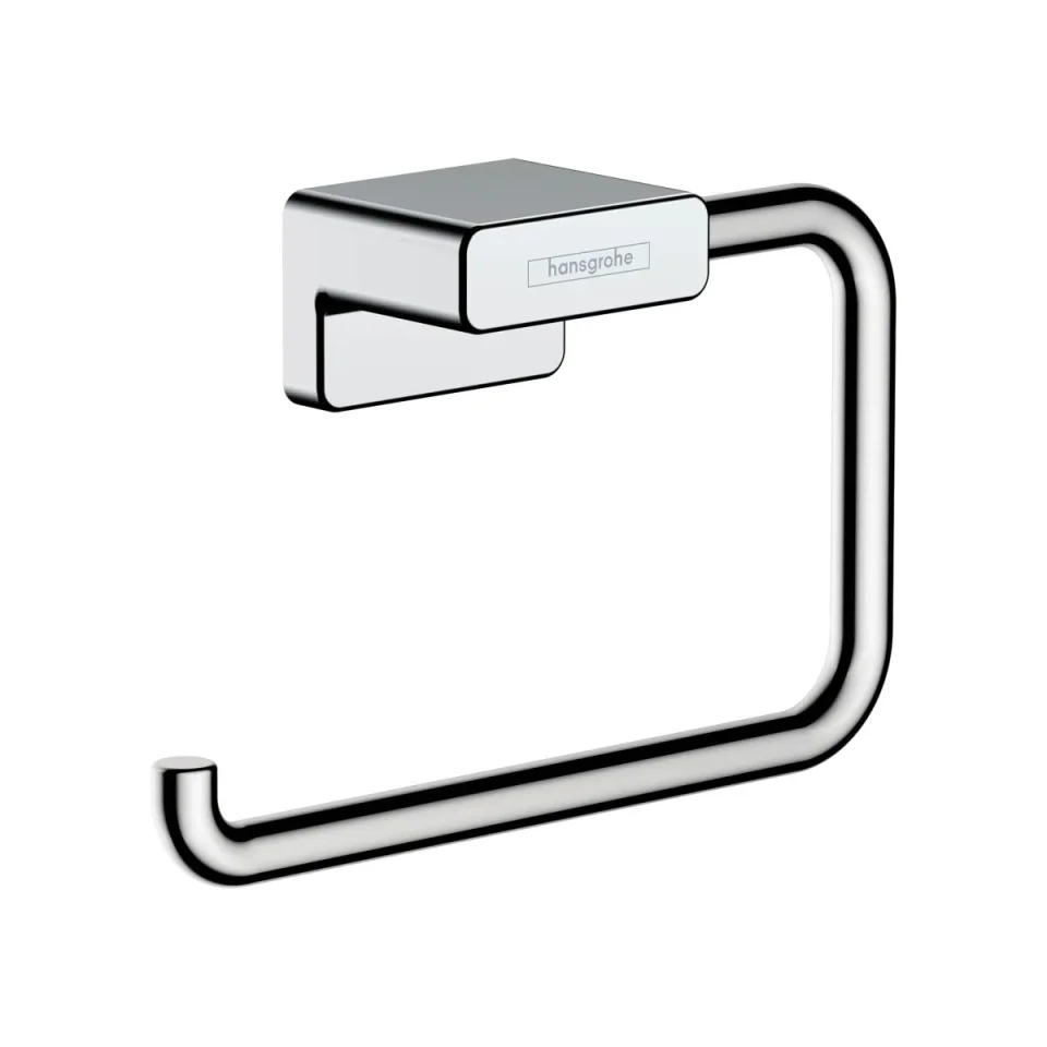 Hansgrohe Addstoris Q Roll Holder Without Cover Chrome product image - Image 1