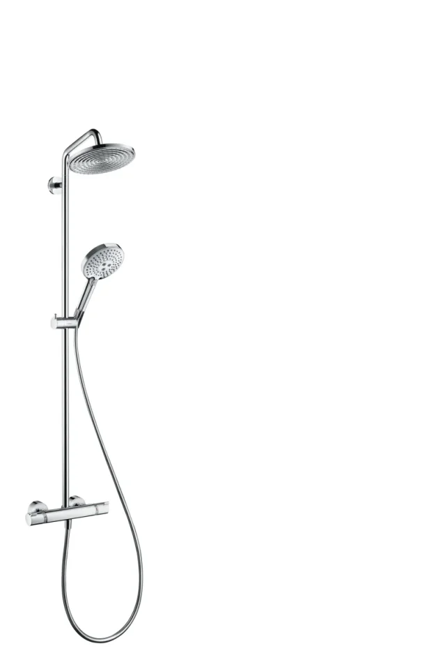 Hansgrohe Raindance S Showerpipe 240 1jet With Thermostatic Shower Mixer Chrome product image - Image 1