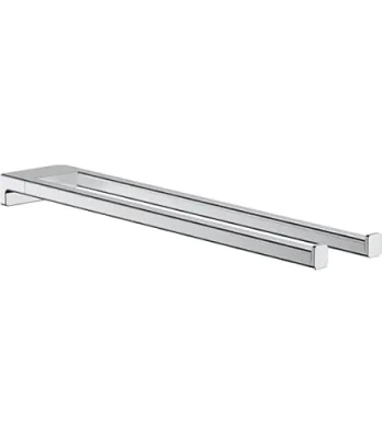 Hansgrohe Addstoris Q Towel Holder Twin-handle Chrome product image - Image 1