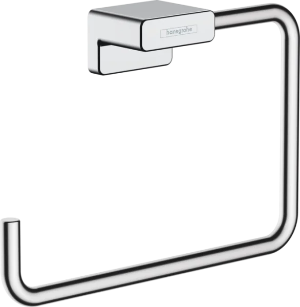 Hansgrohe Addstoris Q Towel Ring 200 X 140 X 50mm Chrome