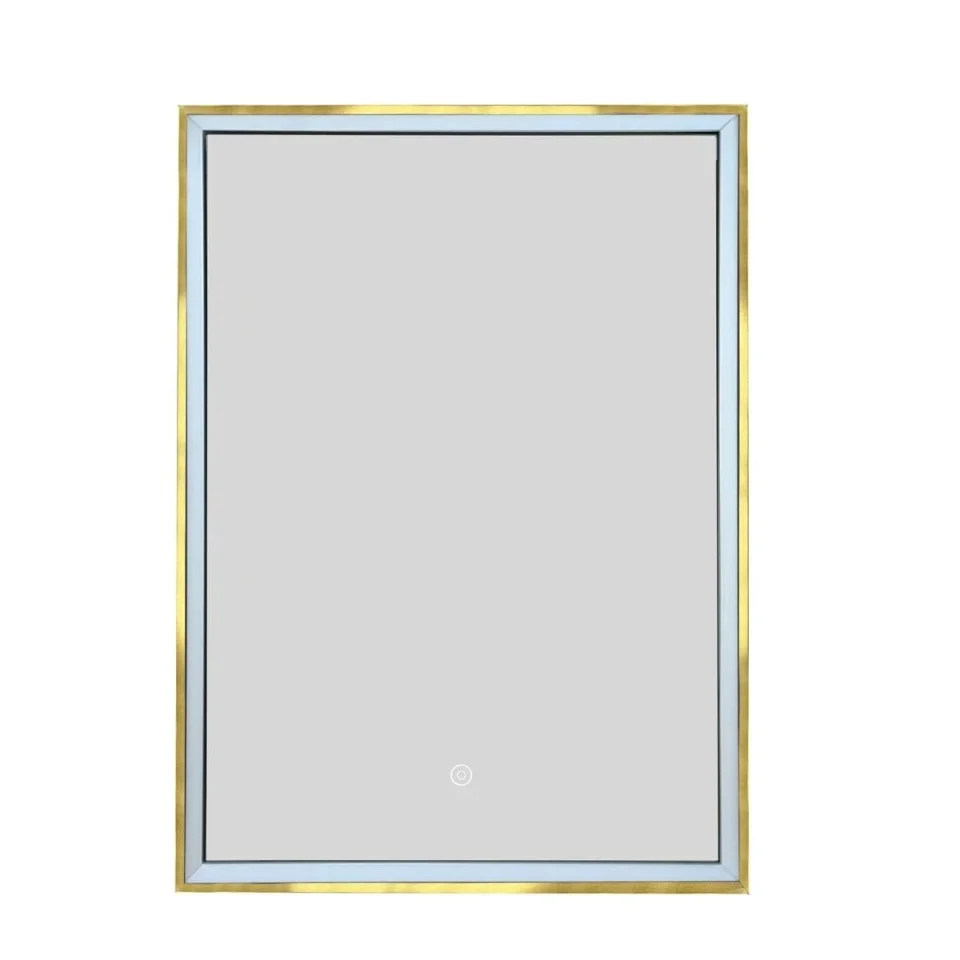 JTP Luca Recessed Mirror Cabinet Brushed Brass product image - Image 1