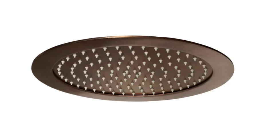 Just Taps Vos Ceiling Mounted 400mm Overhead Shower Brz product image - Image 1
