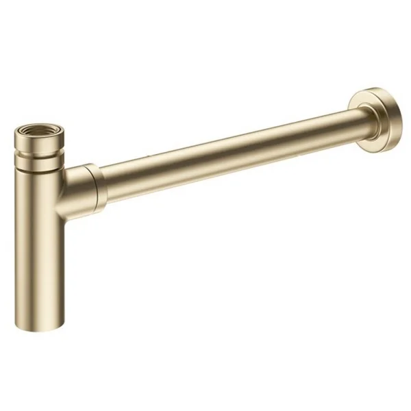 Britton Bottle Trap Brushed Brass