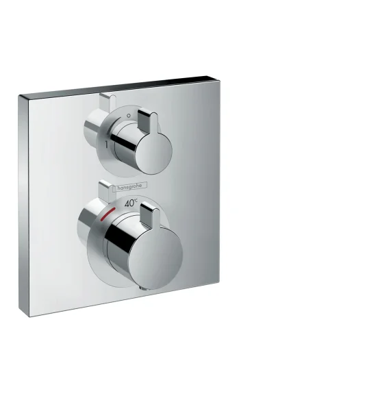 Hansgrohe Ecostat Square Thermostatic Mixer For Concealed Installation For 1 Outlet Chrome