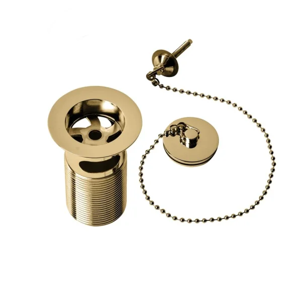 Roper Rhodes Plug And Chain Basin Waste - Brass
