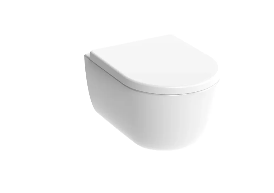 Saneux Austen Wall Hung Wc Pan - Rimless - Short Projection product image - Image 1