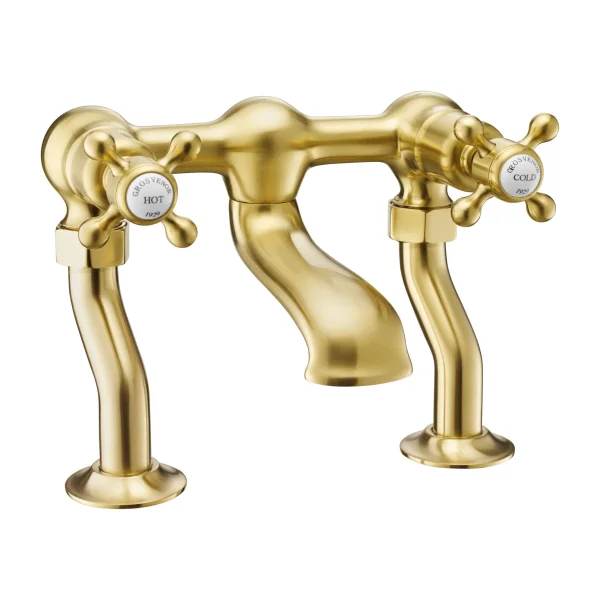 Just Taps Grosvenor Bath Filler Brushed Brass
