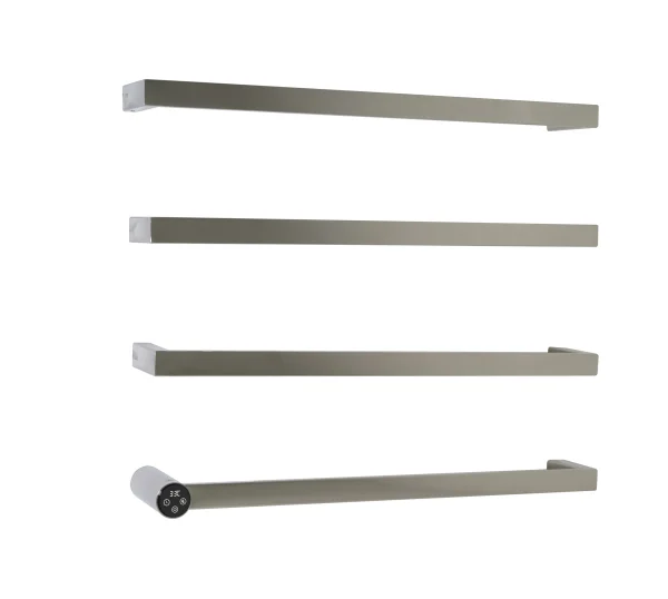 Just Taps Zyon Electric Towel Radiator 600 Chrome