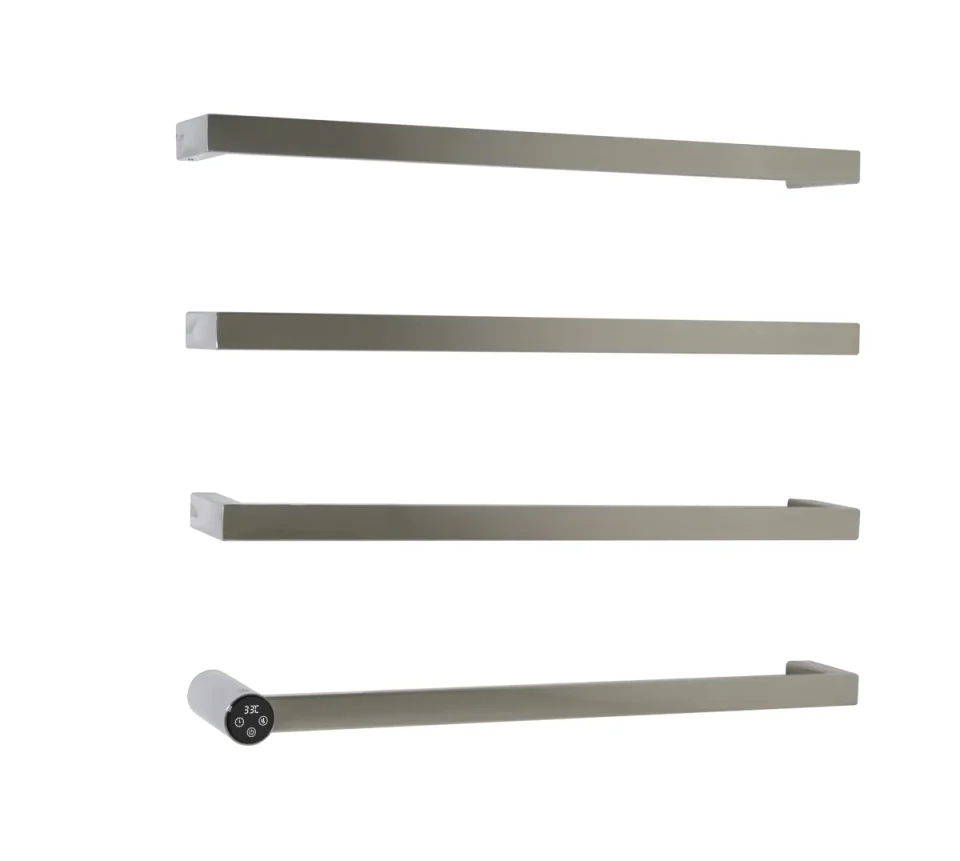 Just Taps Zyon Electric Towel Radiator 600 Chrome product image - Image 1