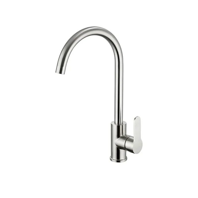 Just Taps Inox Single Lever Sink Mixer Swivel Spout product image - Image 1