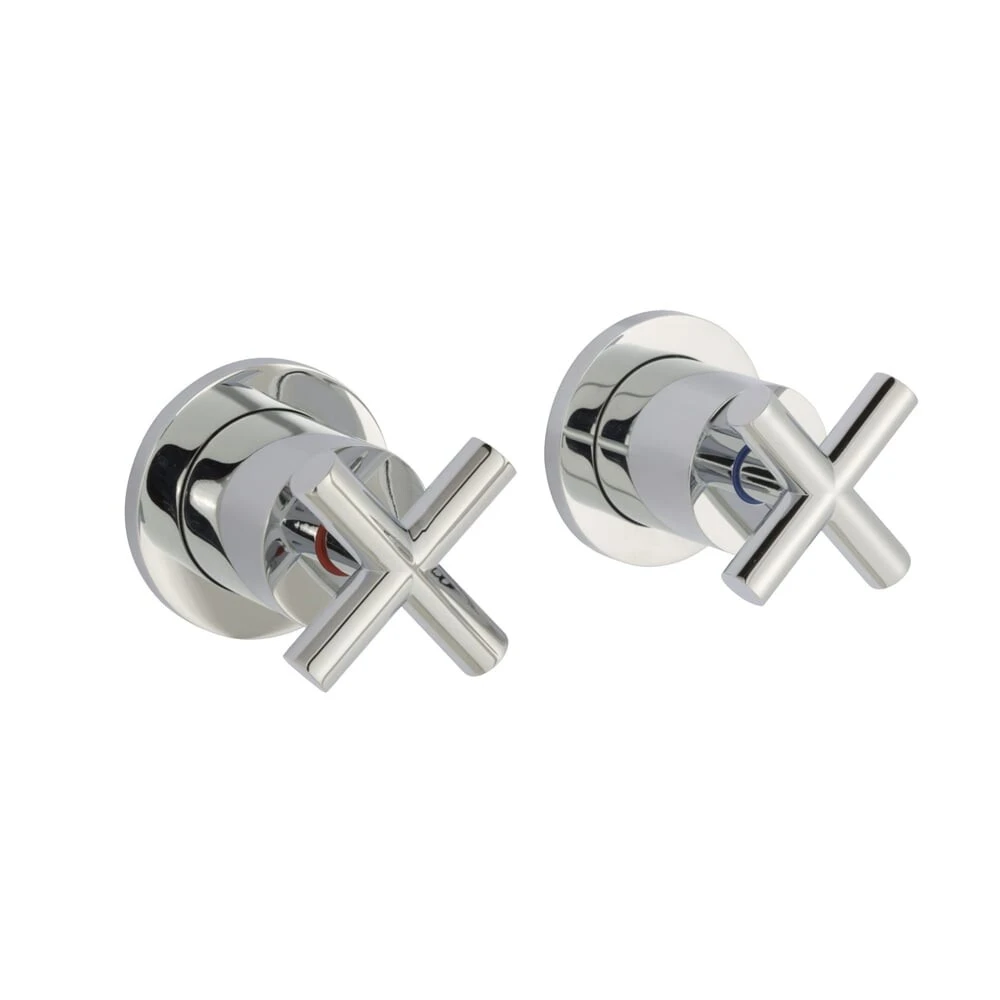 Just Taps Solex Concealed Stop Valves Chrome