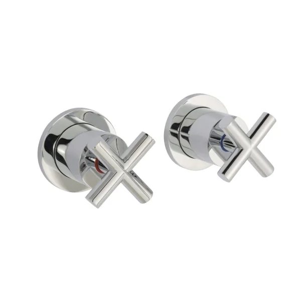 Just Taps Solex Concealed Stop Valves Chrome