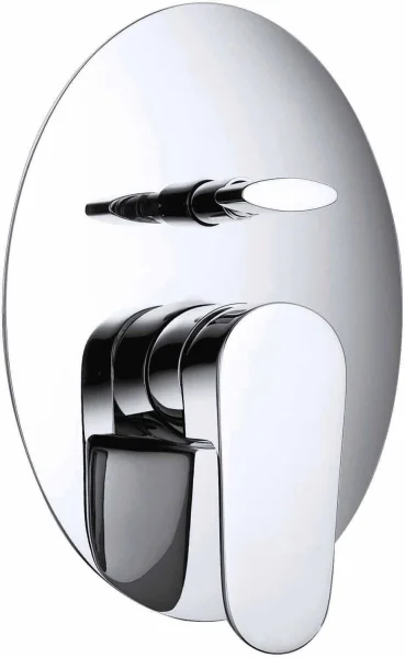 Just Taps Base Single Lever Manual Diverter Shower Valve Chrome
