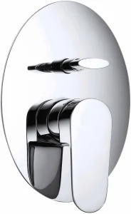 Just Taps Base Single Lever Manual Diverter Shower Valve Chrome