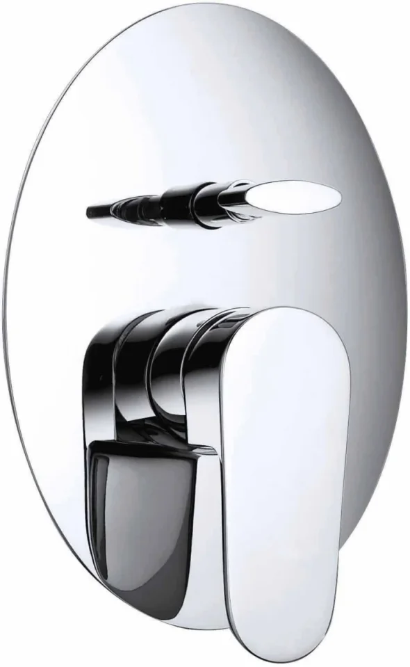 Just Taps Base Single Lever Manual Diverter Shower Valve Chrome product image - Image 1