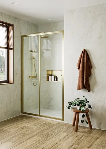 Crosswater 6mm Slider Single 1400 Brushed Brass