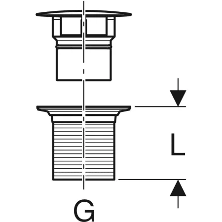 Geberit Waste Outlet & Free Outlet And Valve Cover