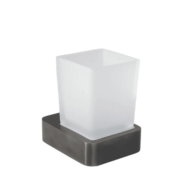 Just Taps Hix Tubler Holder Brushed Black