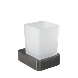 Just Taps Hix Tubler Holder Brushed Black