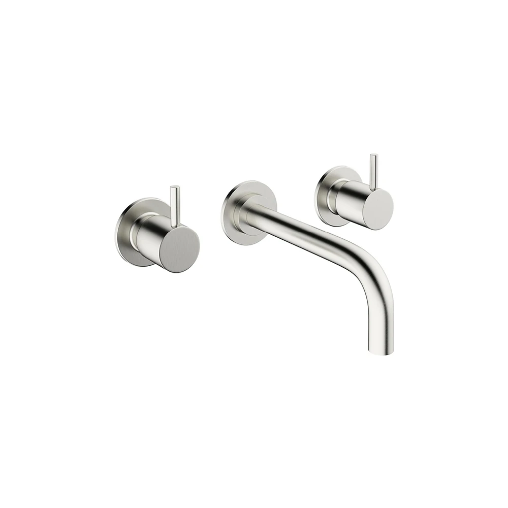 Crosswater MPRO Basin 3 Hole Trim Set Brushed Nickel