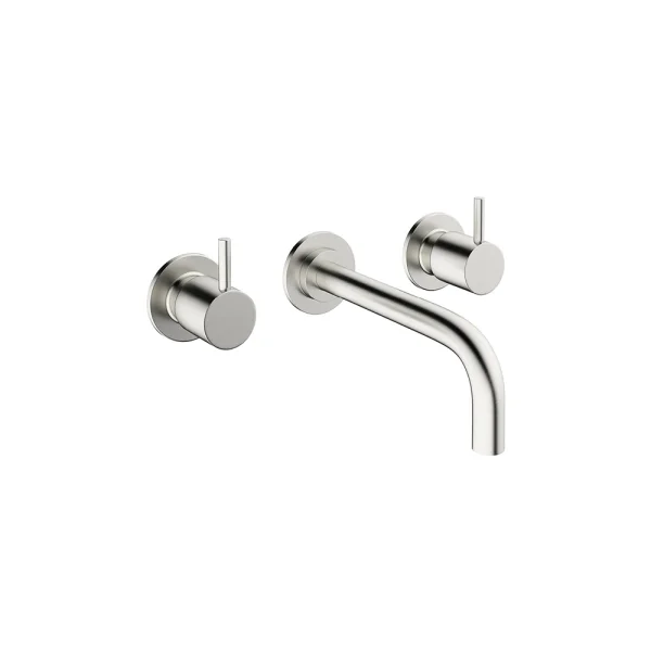 Crosswater MPRO Basin 3 Hole Trim Set Brushed Nickel