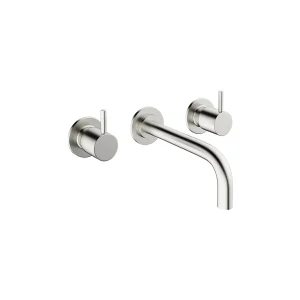 Crosswater MPRO Basin 3 Hole Trim Set Brushed Nickel