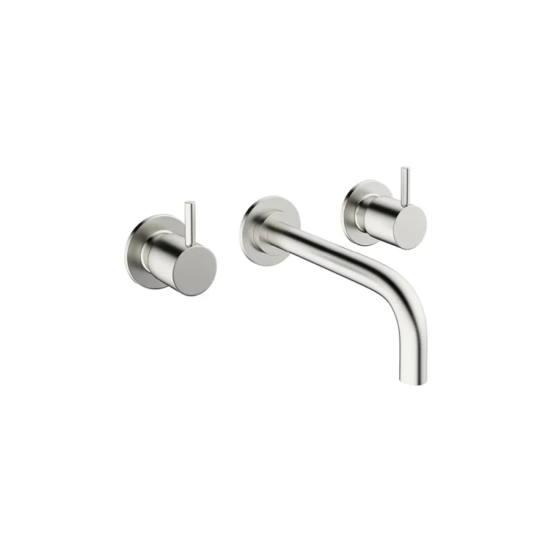 Crosswater MPRO Basin 3 Hole Trim Set Brushed Nickel product image - Image 1